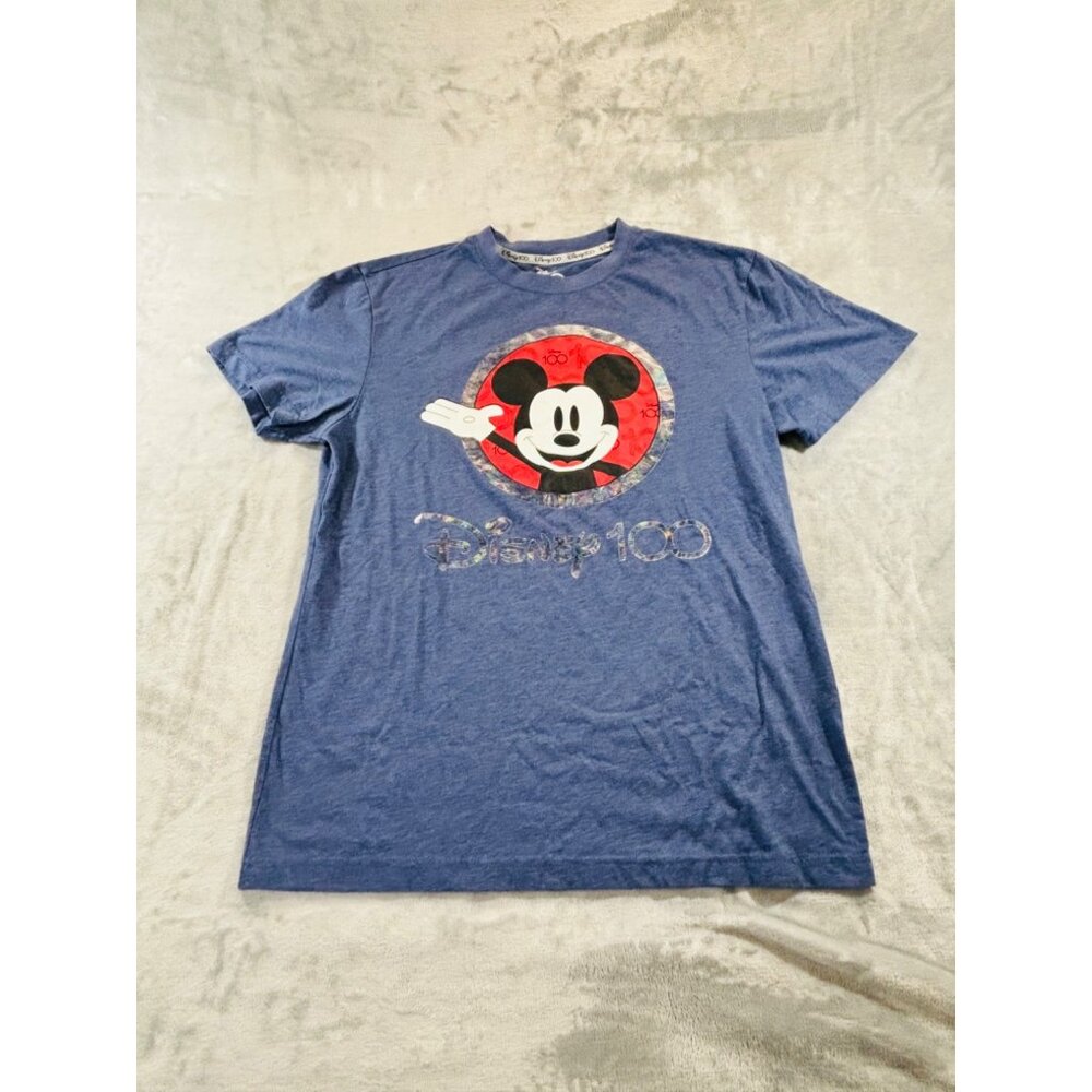 Disney 100th Anniversary Mickey Mouse Adult S Two-Sided Graphic T-Shirt